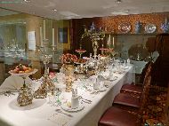 Stockholm - Nordiska Museet - Festbord från slutet av 1800-talet (Table de fête de la fin du 19ème siècle)