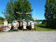Archipel de Turku - Jöutmo - Les stations de carburant sont aussi hors d'âge qu'à Åland - En cas de fuite l'aquaculture sera touchée. En 2020 on voit sur Google Street que rien n'a changé ! &mdash; ⑴ Aquaculture