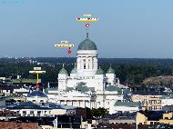 Helsinki - Solo Sokos Hotel Torni &mdash; ⑴ Kansalliskirjasto &mdash; ⑵ Vuosaaren satama &mdash; ⑶ Helsingin tuomiokirkko