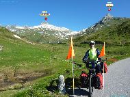 en quittant Oberalppass