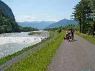 Le Rhin - près Vild et Sargans