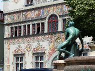 Lindau - Lindaviabrunnen et Altes Rathaus