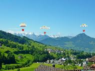 Sattel &mdash; ⑴ Brunnistock &mdash; ⑵ Niederbauen Kulm &mdash; ⑶ Rigi Hochflue