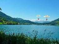 Lac d'Ägeri &mdash; ⑴ Brunnistock &mdash; ⑵ Niederbauen Kulm