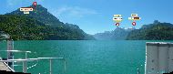 Ingenbohl - Brunnen - Lac des 4 Cantons &mdash; ⑴ Fronalpstock &mdash; ⑵ Gitschen &mdash; ⑶ Uri-Rotstock