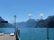 Ingenbohl - Brunnen - Lac des 4 Cantons &mdash; ⑴ Gitschen &mdash; ⑵ Uri-Rotstock