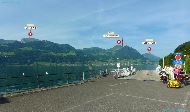 Gersau Förstli - Lac des 4 Cantons &mdash; ⑴ Schwalmis &mdash; ⑵ Buochserhorn &mdash; ⑶ Stanserhorn