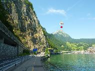 Vue sur le Pilatus - entre Stansstad et Hergiswil (Lac des 4 Cantons) &mdash; ⑴ Pilatus