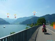 entre Hergiswil et Horw - Lac des 4 Cantons &mdash; ⑴ Hoh Brisen &mdash; ⑵ Ruchstock &mdash; ⑶ Stanserhorn