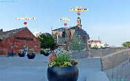 Malmö - Fiskehamnsgatan &mdash; ⑴ Kyrkans Hus Sjömansgården &mdash; ⑵ Urbana Hängsel &mdash; ⑶ World Maritime University