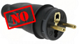 Electric plug French standard